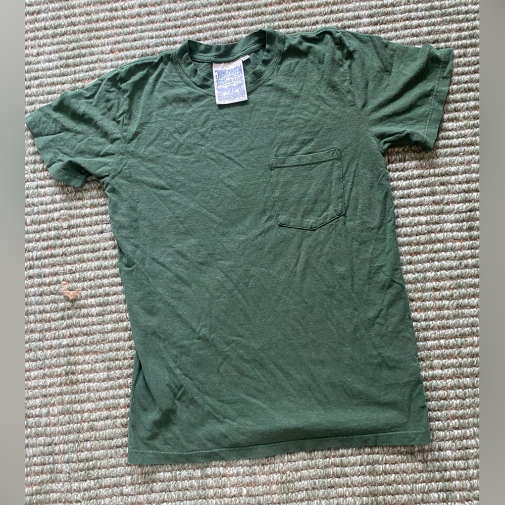 Jungmaven Jung Pocket Tee in green